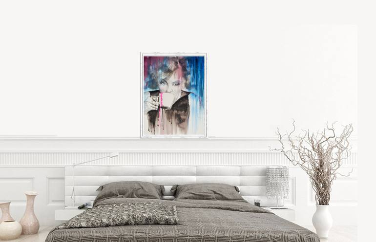 Original Figurative Women Painting by Nadia Nl