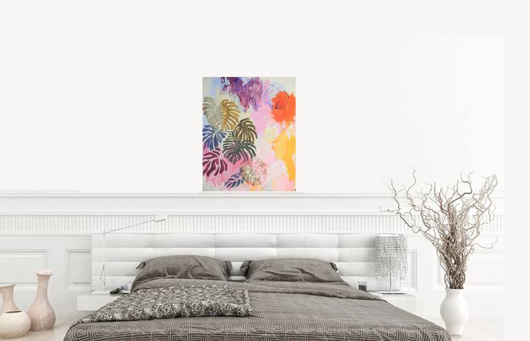 Original Figurative Floral Painting by Nadia NL