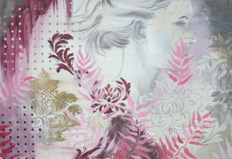 Original Expressionism Women Painting by Nadia Nl