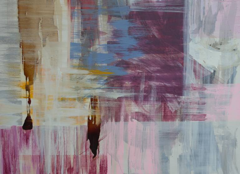 Original Abstract Expressionism Abstract Painting by Nadia Nl