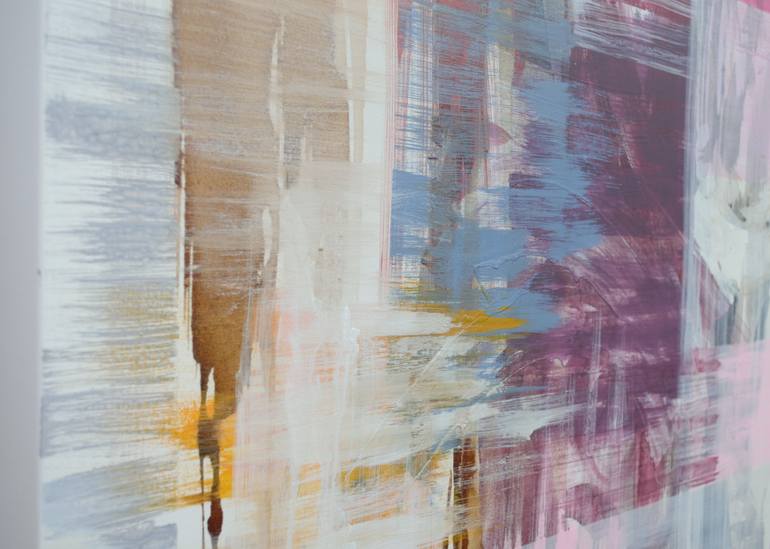 Original Abstract Expressionism Abstract Painting by Nadia Nl