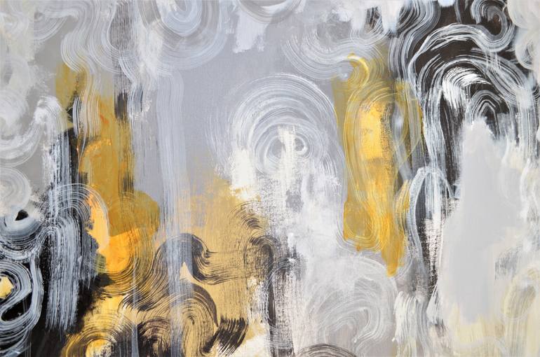 Original Abstract Expressionism Abstract Painting by Nadia Nl