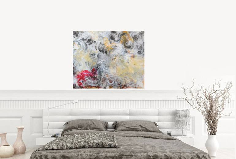 Original Abstract Expressionism Abstract Painting by Nadia NL