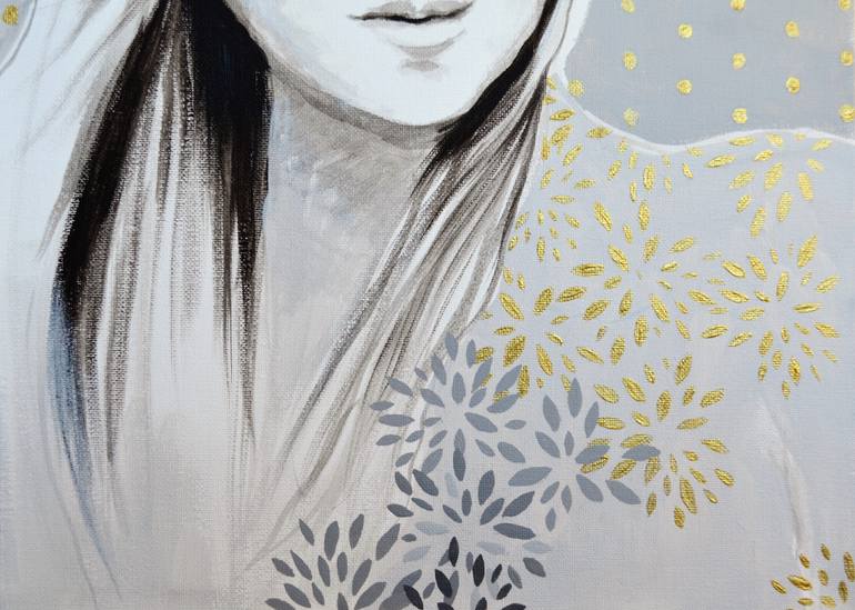 Original Figurative People Painting by Nadia Nl