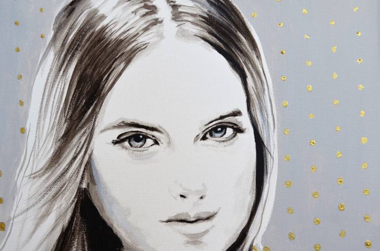 Original Figurative People Painting by Nadia Nl