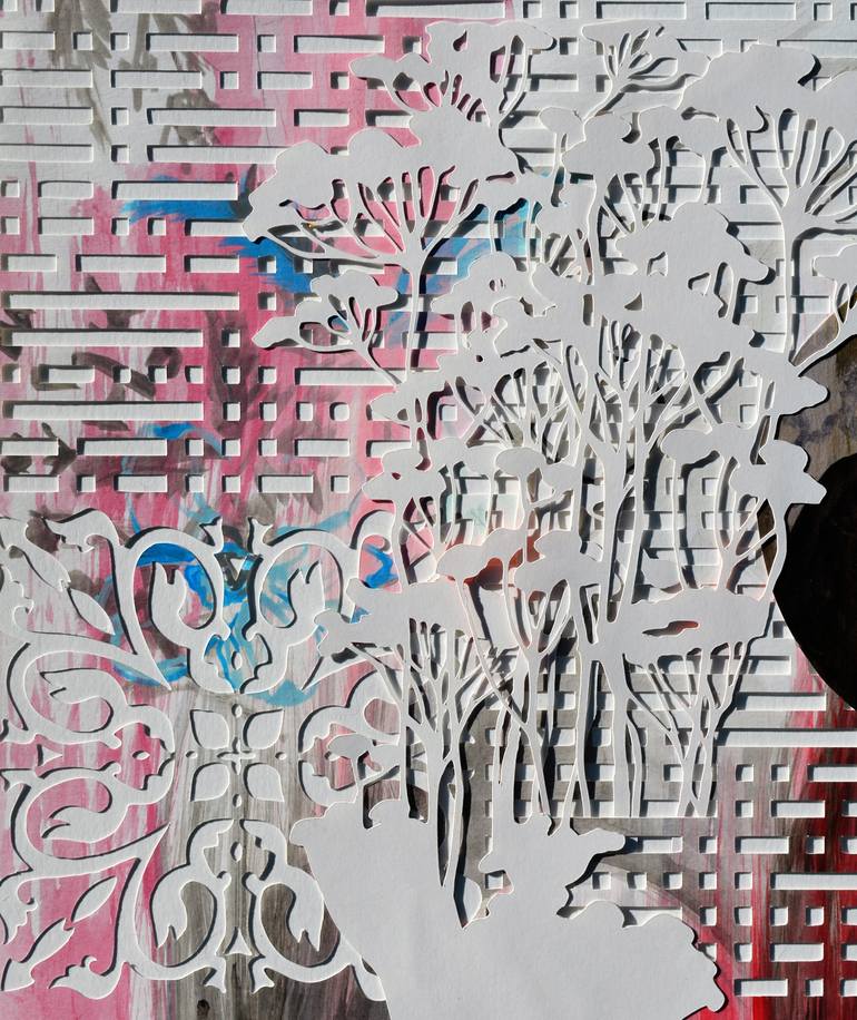 Original Figurative People Collage by Nadia Nl