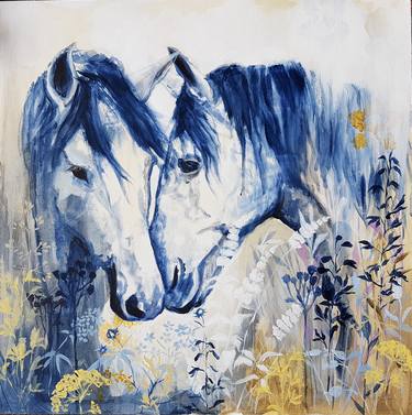 Original Realism Horse Paintings by Nadia NL
