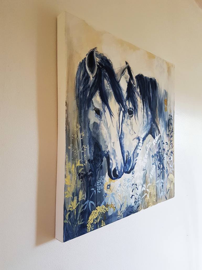 Original Horse Painting by Nadia NL