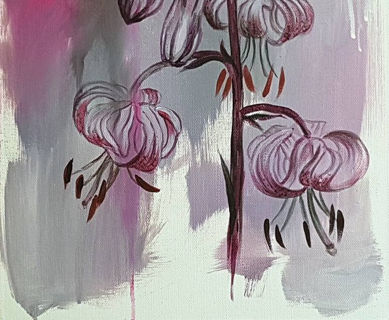 Original Figurative Floral Painting by Nadia NL