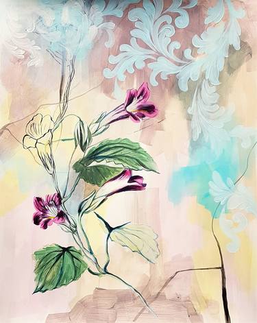 Original Floral Paintings by Nadia NL