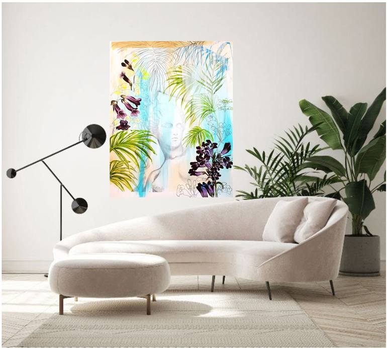 Original Contemporary Botanic Painting by Nadia NL