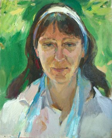 Print of Impressionism Portrait Paintings by Yaroslav Leonets