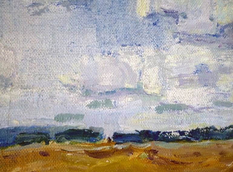 Original Impressionism Landscape Painting by Yaroslav Leonets