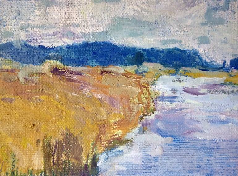 Original Impressionism Landscape Painting by Yaroslav Leonets