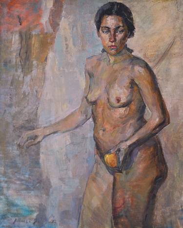 Print of Erotic Paintings by Yaroslav Leonets