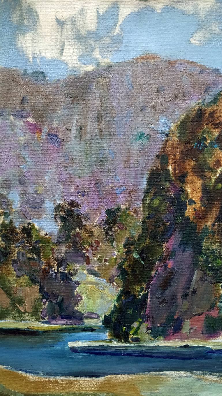 Original Illustration Nature Painting by Yaroslav Leonets