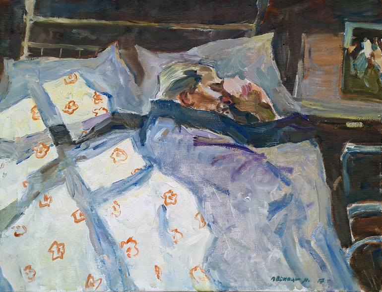 Sleep 1 Painting by Jaroslav Leonets | 