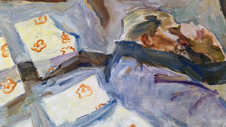 Original Figurative Fantasy Painting by Yaroslav Leonets