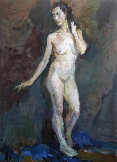 Print of Erotic Paintings by Yaroslav Leonets
