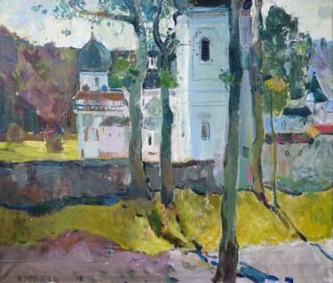 Print of Impressionism Architecture Paintings by Yaroslav Leonets