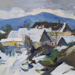 Winter landscape by Yaroslav Leonets