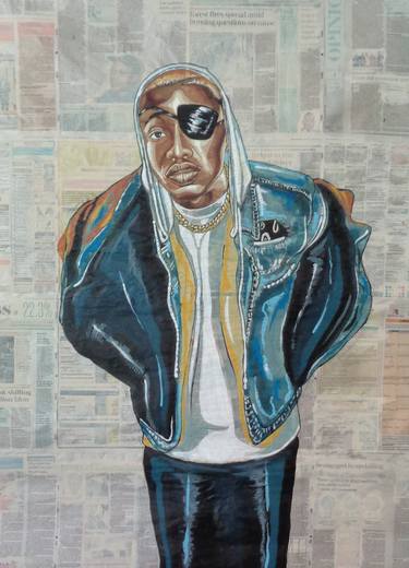 Original Conceptual Celebrity Paintings by Oliver Martin Okoth