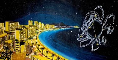 Original Surrealism Beach Paintings by Oliver Martin Okoth