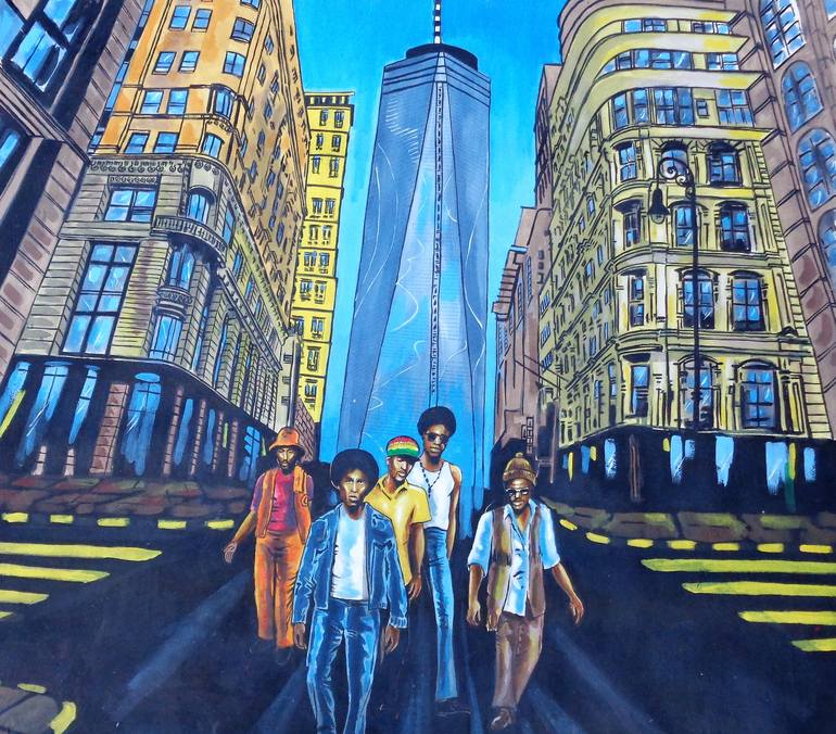 Bob Marley And The Wailers Concrete Jungle Painting By Oliver Martin Saatchi Art