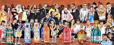 Original Celebrity Paintings by Oliver Martin Okoth