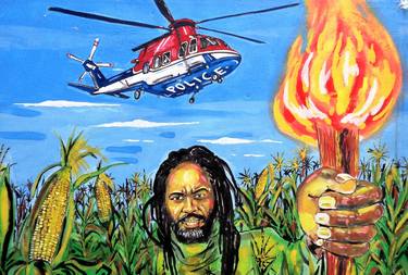 Original Airplane Paintings by Oliver Martin Okoth