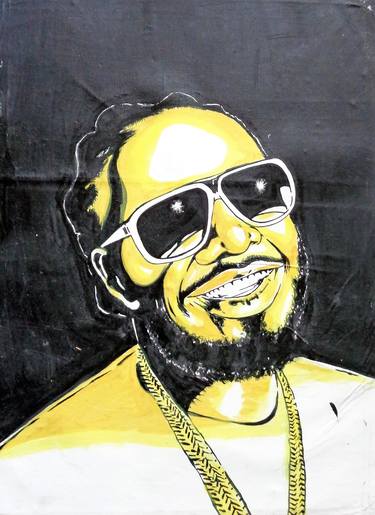 Print of Fine Art Celebrity Paintings by Oliver Martin Okoth