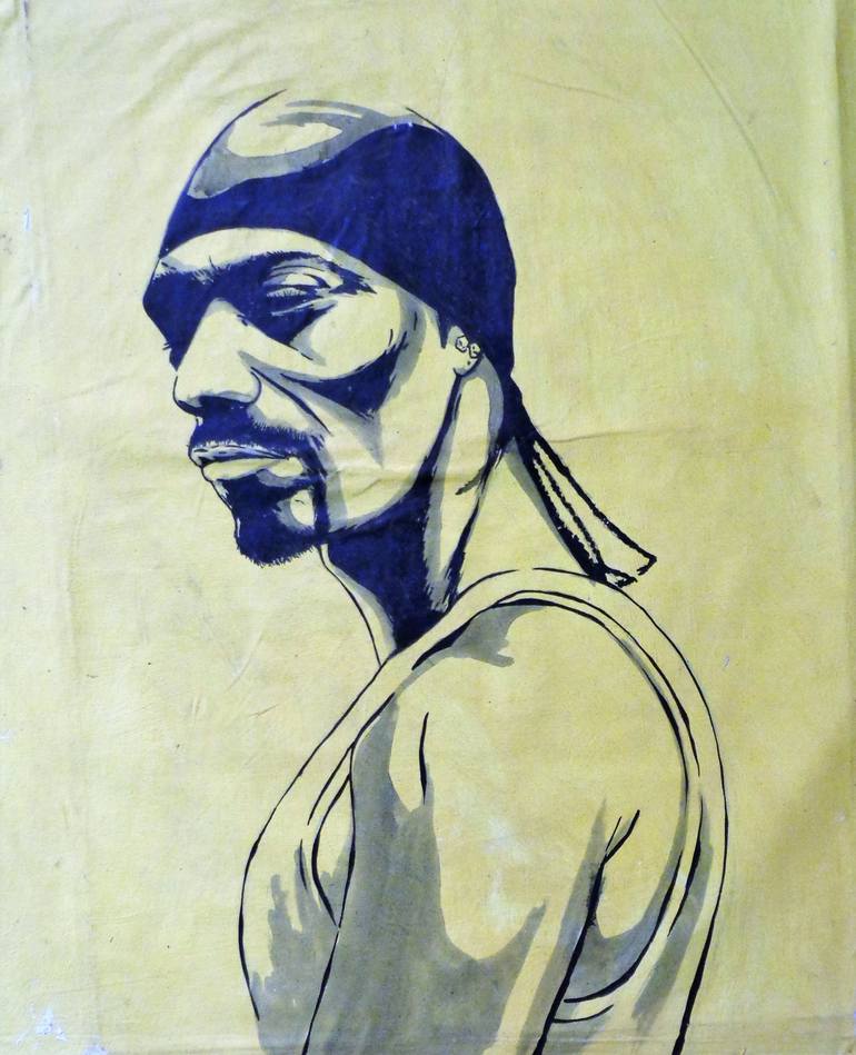 Original Celebrity Painting by Oliver Martin Okoth
