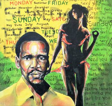 Original Erotic Paintings by Oliver Martin Okoth