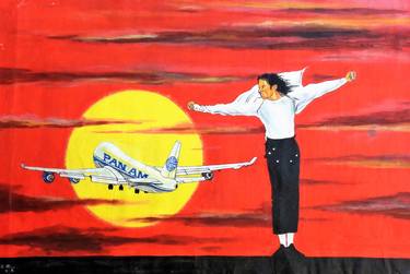 Original Aeroplane Paintings by Oliver Martin Okoth