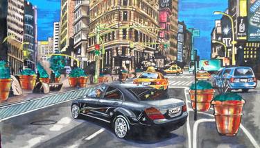 Original Architecture Paintings by Oliver Martin Okoth