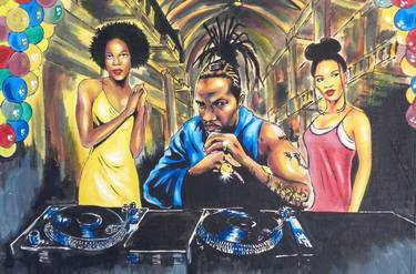 Original Music Paintings by Oliver Martin Okoth