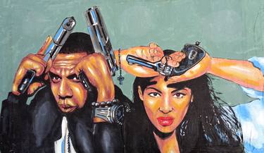 Original Conceptual Celebrity Paintings by Oliver Martin Okoth