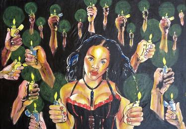 Original Performing Arts Paintings by Oliver Martin Okoth
