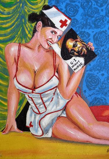 Print of Erotic Paintings by Oliver Martin Okoth