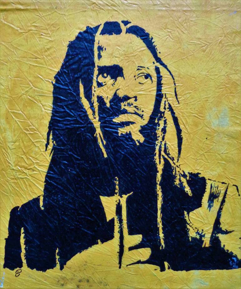 Original Celebrity Painting by Oliver Martin Okoth