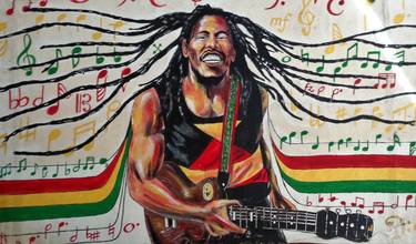 Original Celebrity Paintings by Oliver Martin Okoth