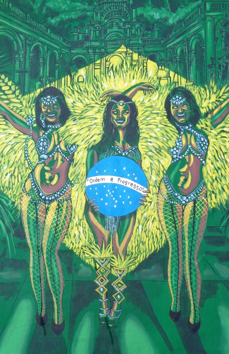 Original Conceptual Women Painting by Oliver Martin Okoth