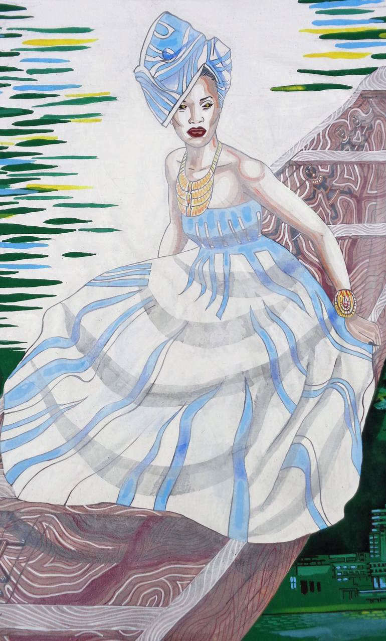 Original Conceptual Fantasy Painting by Oliver Martin Okoth