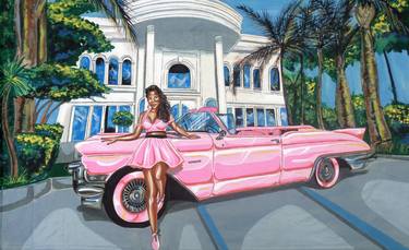 Original Automobile Paintings by Oliver Martin Okoth