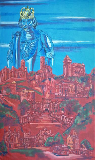 Print of Architecture Paintings by Oliver Martin Okoth