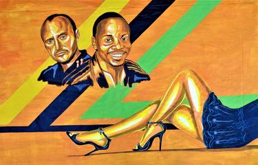 Original Conceptual Celebrity Paintings by Oliver Martin Okoth