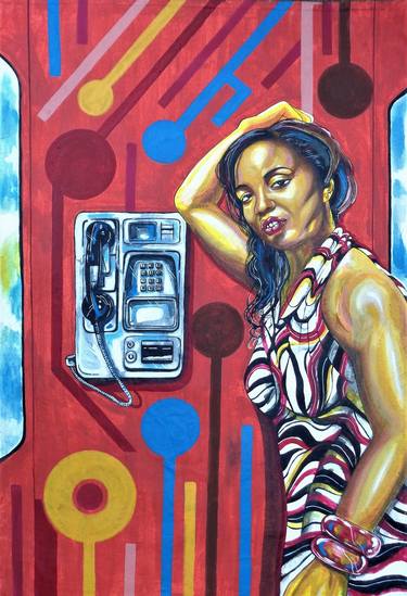 Original Celebrity Paintings by Oliver Martin Okoth