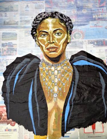 Print of Celebrity Paintings by Oliver Martin Okoth