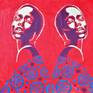 AFRICAN TWINS Painting by Oliver Martin Okoth | Saatchi Art