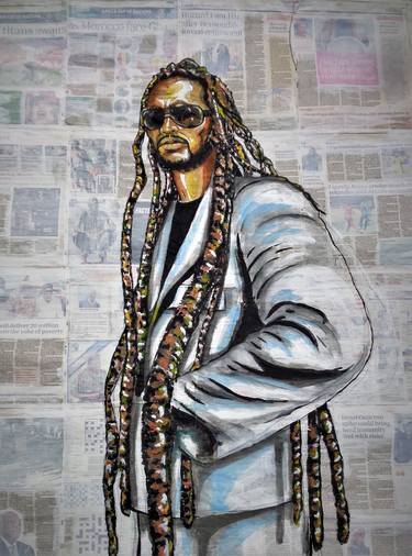 Print of Conceptual Celebrity Paintings by Oliver Martin Okoth